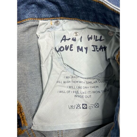 Boden T0366 Skinny‎ Jean Indigo High Rise Blue Denim sz 8L Modern Stretch - Picture 5 of 12